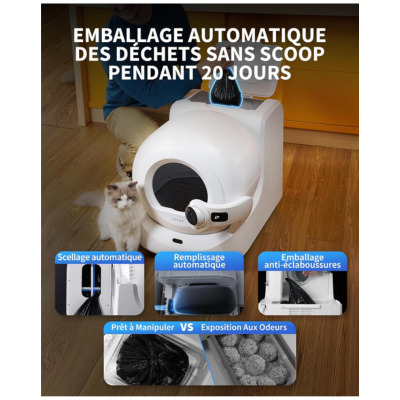 Emballage automatique des déchets