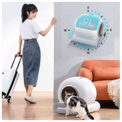 Gestion des odeurs et bac à déchets CATBOT K8i