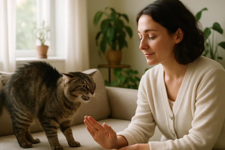 Découvrez des méthodes simples et efficaces pour apaiser un chat agressif et améliorer son comportement au quotidien.