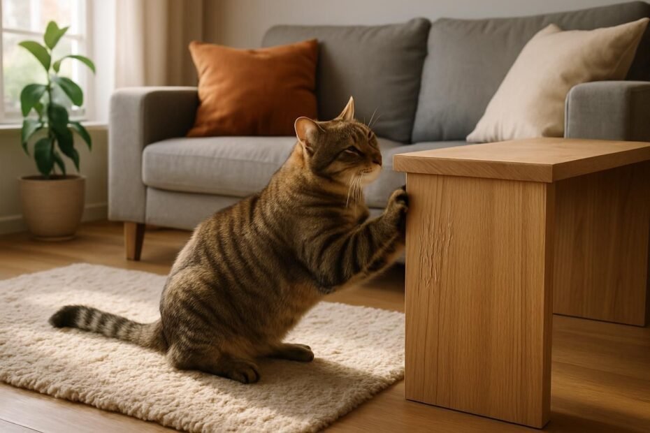 Découvrez les raisons pour lesquelles votre chat griffe les meubles et apprenez des astuces pour protéger votre intérieur tout en respectant le comportement naturel de votre animal.