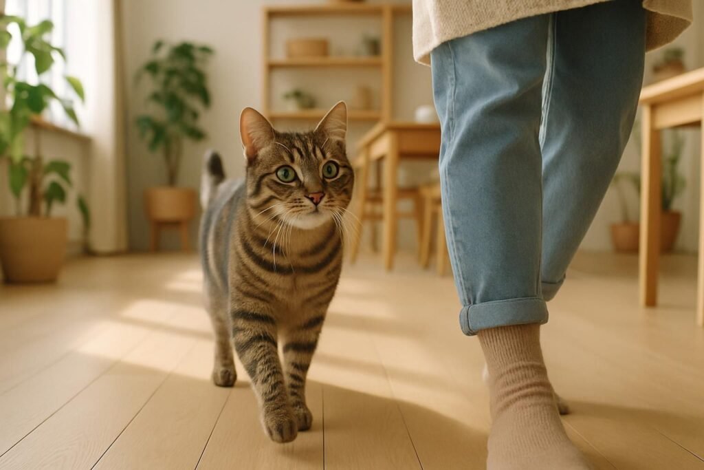 Découvrez les raisons pour lesquelles votre chat vous suit partout et ce que cela signifie sur son comportement et votre relation.