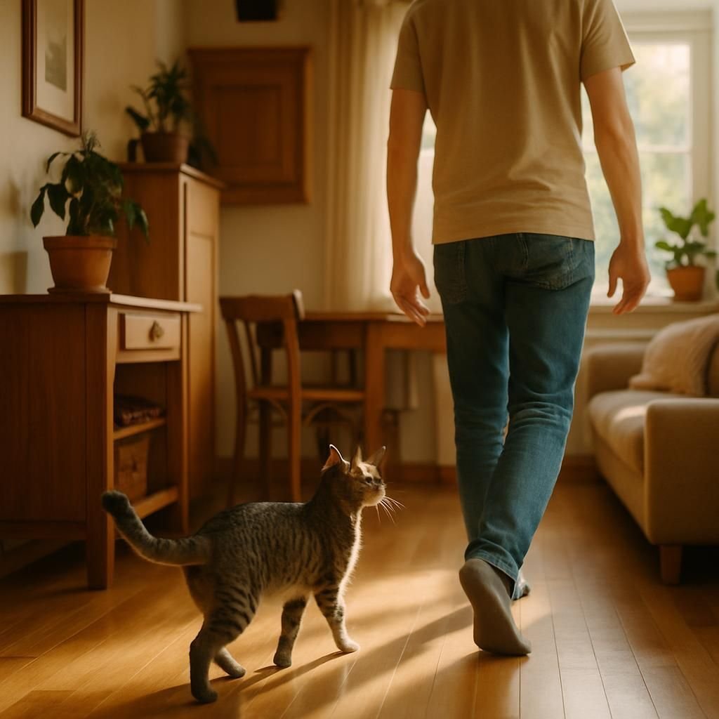 Découvrez pourquoi votre chat vous suit partout et ce que ce comportement révèle sur son attachement et ses besoins affectifs.