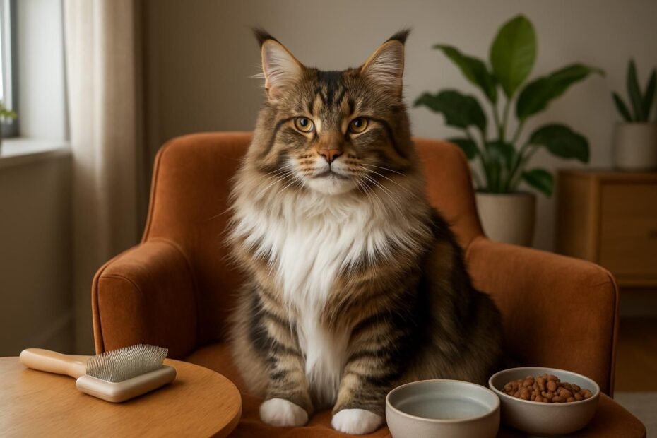 Découvrez le Maine Coon, son caractère, ses besoins en entretien et sa santé. Apprenez si ce chat majestueux et affectueux est le compagnon idéal pour votre foyer.