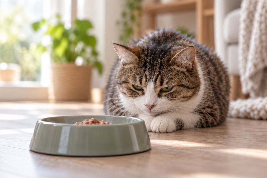 mon chat ne mange plus