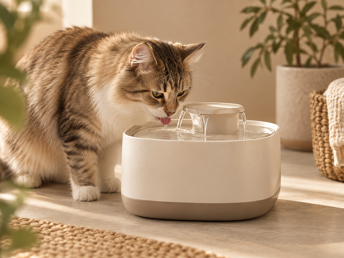 Fontaine à eau pour chat